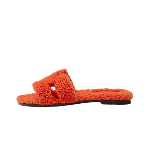 hermes oran sandals woolskin|are Hermes oran sandals comfortable.